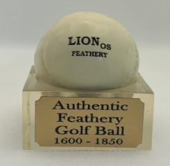LION OS Authentic Feathery Golf Ball